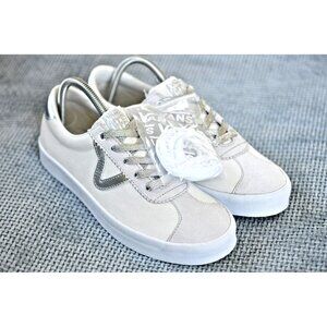 New! Size: 7.5 Men/9 Women | Vans Sport Low High Shine Gray/Blanc De Blanc